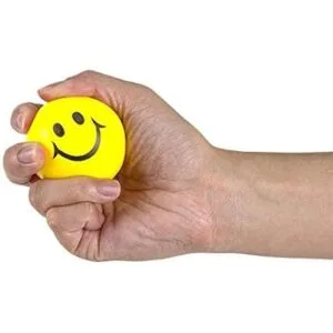 Pelotas de estrés de cara sonriente paquete de 24 para