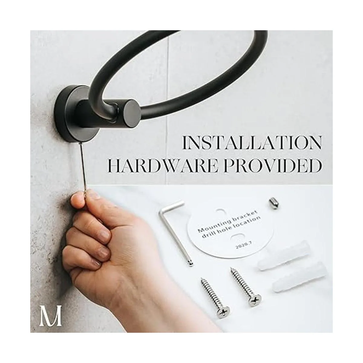 Marmolux Acc Soporte de papel higiénico negro mate y_6