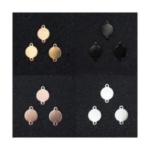 PH PandaHall 40 conectores de eslabones de acero