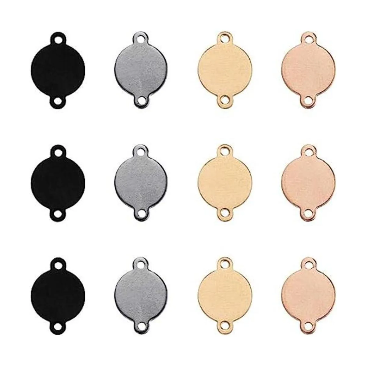 PH PandaHall 40 conectores de eslabones de acero