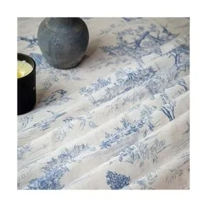 Glory Season Mantel rústico clásico de tela de lino con