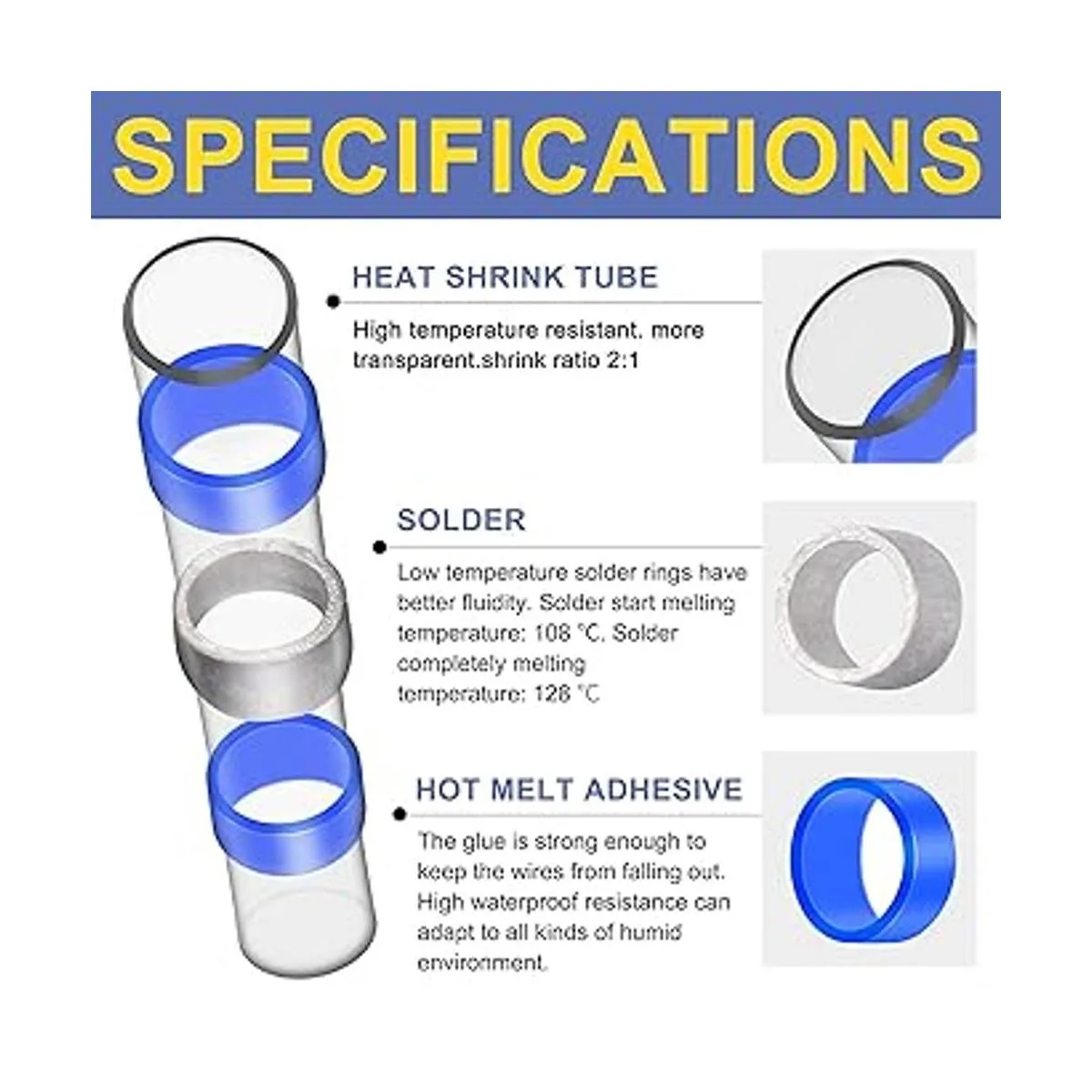 330 conectores de alambre de sellado de soldadura_2