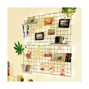 Estante de rejilla para fotos de pared panel de rejilla_6