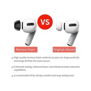 Lanwow Almohadillas de espuma viscoelástica para AirPods