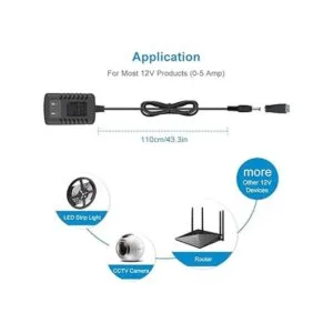 Fuente de alimentación de tira LED de 12 V 2 A 24 W_6