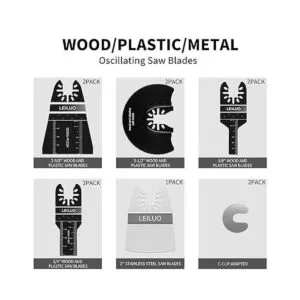 LEILUO Juego de 31 cuchillas multiherramientas para_3