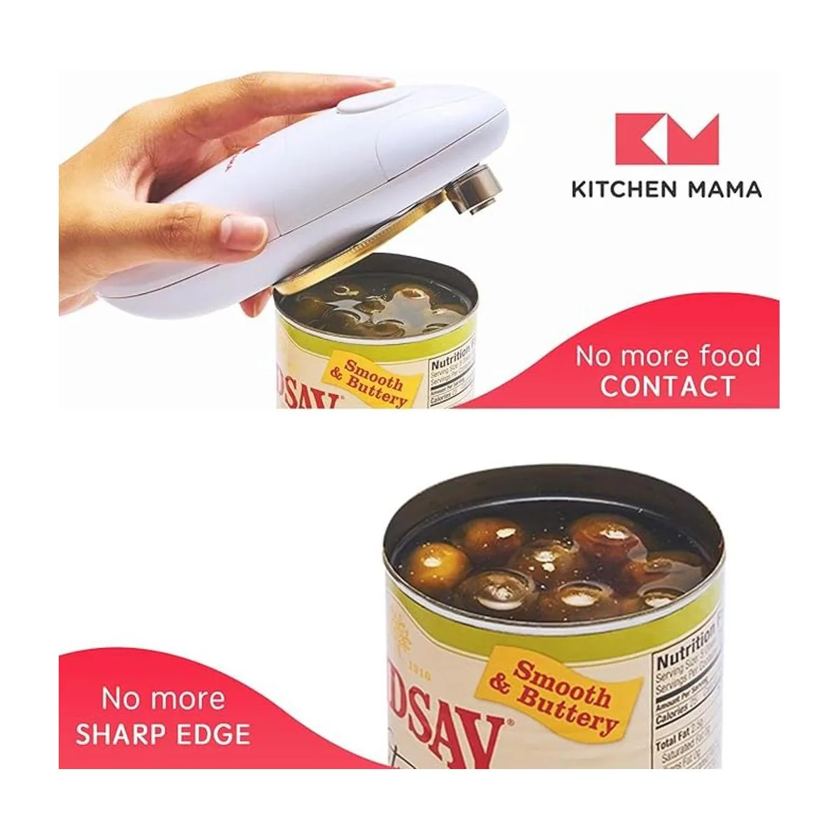 Kitchen Mama Abridor de latas eléctrico abre tus latas_3