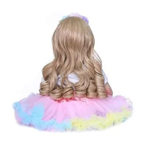 RXDOLL Muñeca de bebé recién nacida de princesa con_5