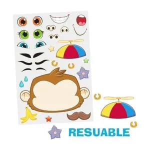 JOYIN 36 hojas de calcomanías para hacer una cara que