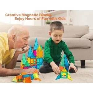 NEOFORMERS Azulejos de construcción magnéticos 70 piezas_3