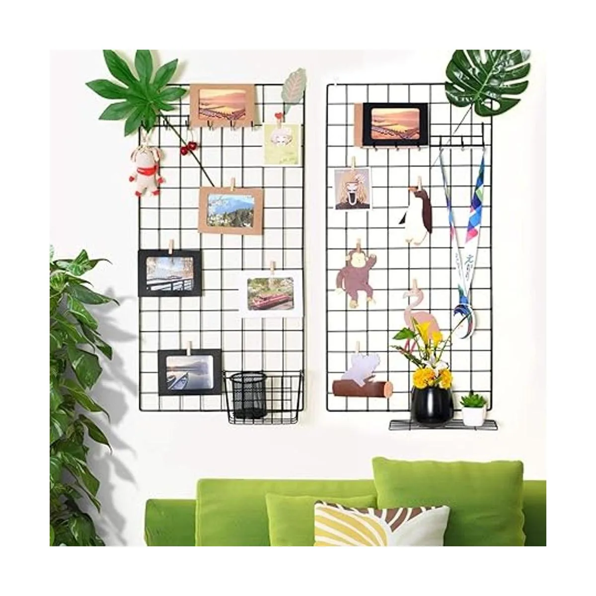 Estante de rejilla para fotos de pared panel de rejilla_2