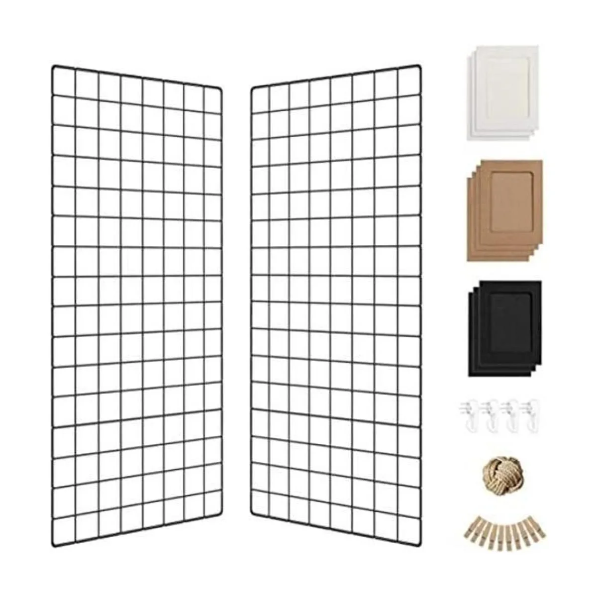 Estante de rejilla para fotos de pared panel de rejilla_1