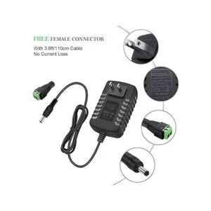 Fuente de alimentación de tira LED de 12 V 2 A 24 W_5