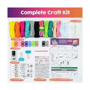 Kit de fabricación de pulseras Paracord con dijes Regalo_2