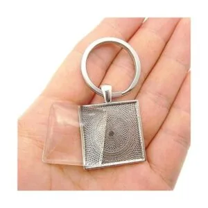 6 juegos de anillos divididos de colores surtidos con