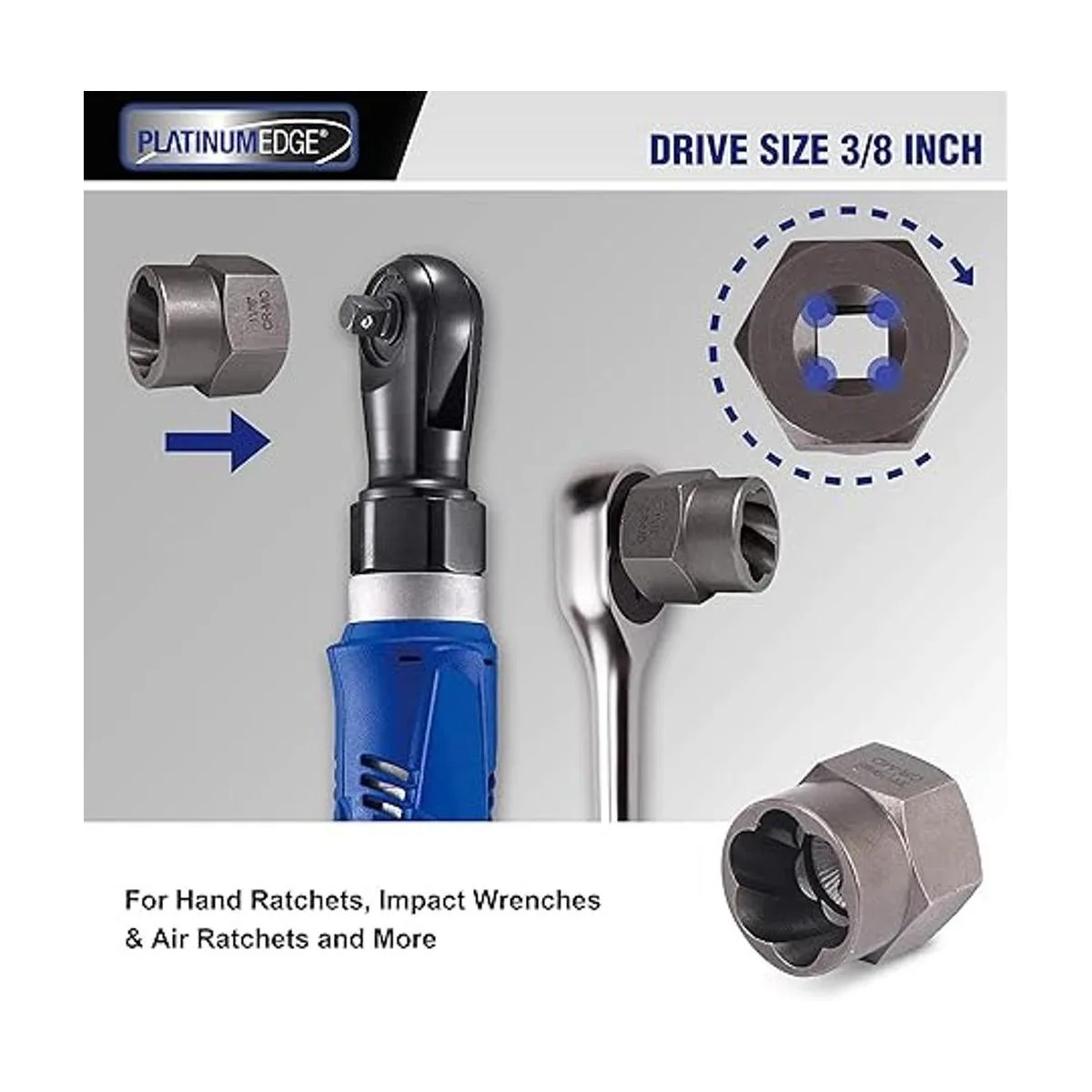 Juego de 13 piezas de extractor de pernos y tuercas de_5