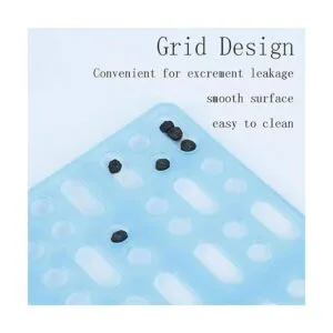 Hamiledyi Juego de 4 alfombrillas para jaula de conejo