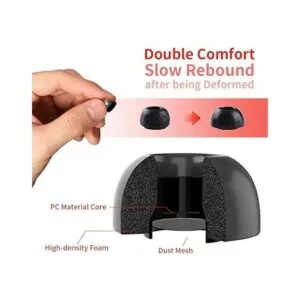 Lanwow Almohadillas de espuma viscoelástica para AirPods