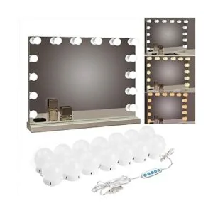 SICCOO Luces de tocador de maquillaje para espejo luces