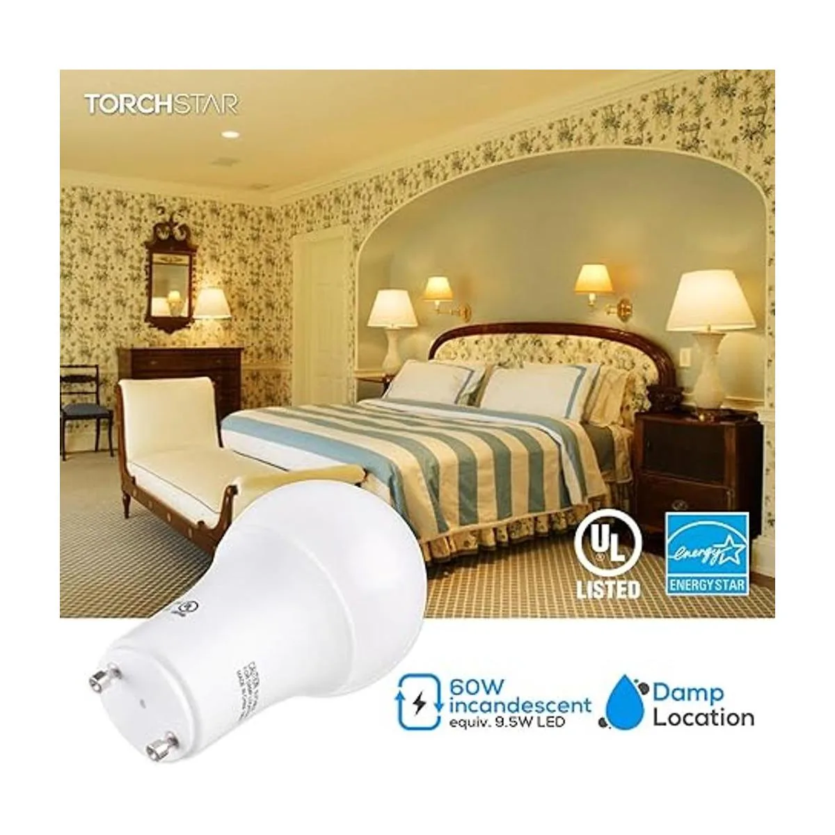 TORCHSTAR Bombilla de base GU24 regulable bombilla LED_4