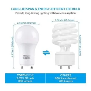 TORCHSTAR Bombilla de base GU24 regulable bombilla LED_2