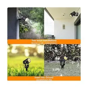 Foco LED blanco cálido de aluminio fundido alimentado por_5