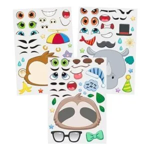 JOYIN 36 hojas de calcomanías para hacer una cara que