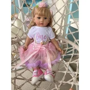 RXDOLL Muñeca de bebé recién nacida de princesa con_6