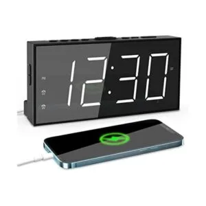 Reloj despertador digital reloj LED de gran número de 7.5_1
