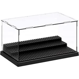 AELS Vitrina acrílica de 3 niveles vitrina a prueba de_1