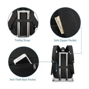 Mochila para la escuela mochila universitaria expandible_5