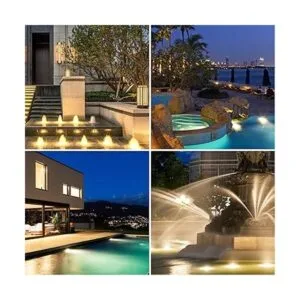 Focos solares para exteriores luz LED impermeable para