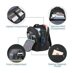 Mochila para la escuela mochila universitaria expandible_2