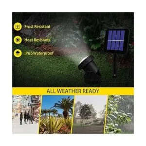 Focos solares para exteriores luz LED impermeable para