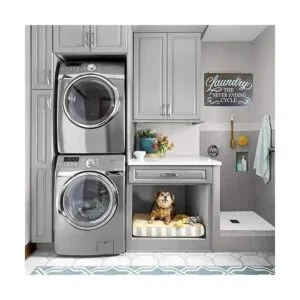 Pxiyou Cartel de metal rústico para cuarto de lavandería