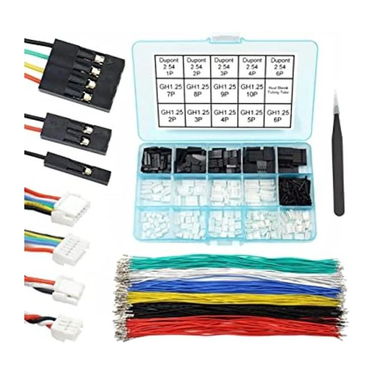 GH1.25 a Dupont2.54 Cables y conectores preprensados para_1