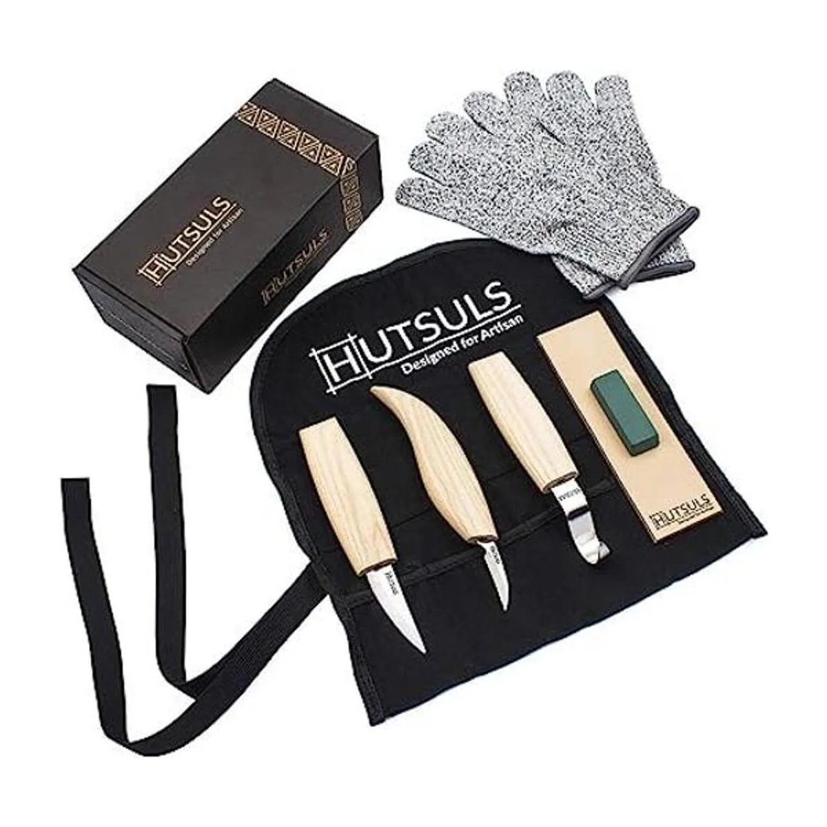 Hutsuls Kit de cuchillos de madera para principiantes_1