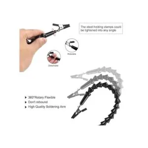 Ayudando a soldar manos herramienta de soldadura de