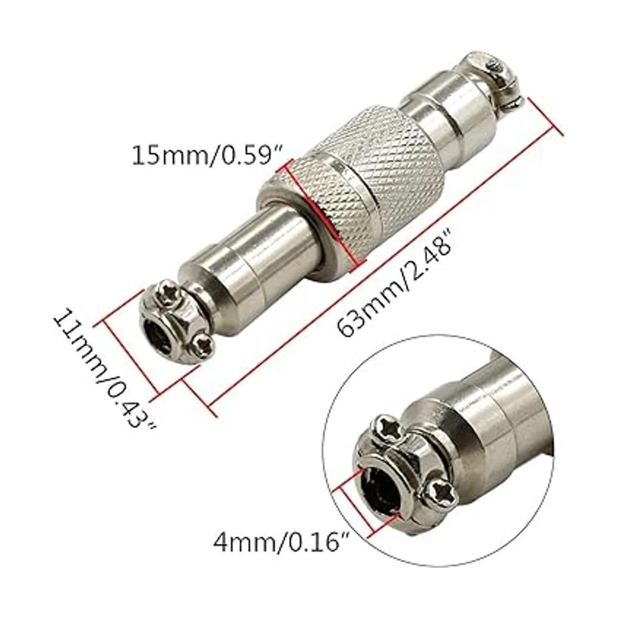 Hxchen 4 pines 0.472 in impermeable hembramacho panel de