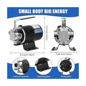 Bomba de agua de 115 V 110 HP 330 GPH Bomba de