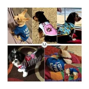 Camisas para mascotas camisas estampadas para cachorros_4