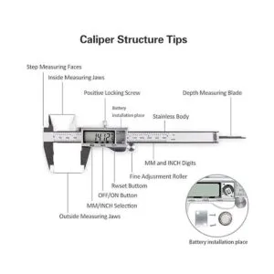 Calibrador digital herramienta de medición de calibrador_6
