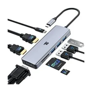 Hub USB C adaptador USB C nivel 9 en 1 de triple_1