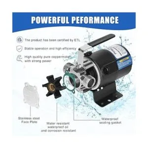 Bomba de agua de 115 V 110 HP 330 GPH Bomba de