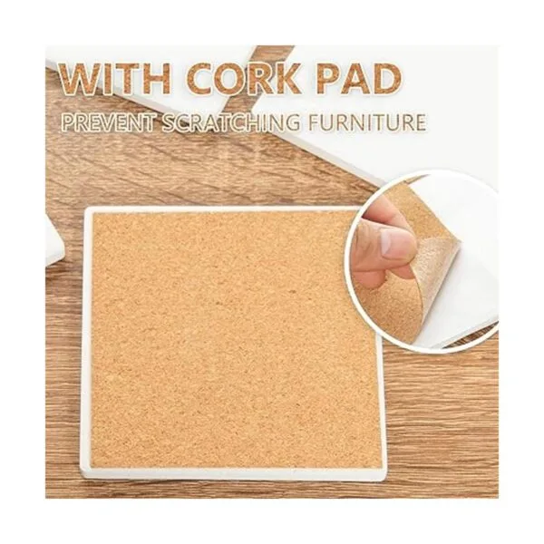 COYMOS Azulejos de cerámica para manualidades posavasos