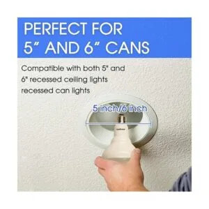 Energetic Bombillas LED de inundación BR30 equivalente a_4