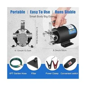 Bomba de agua de 12 V FLOWPAC Bomba de transferencia de