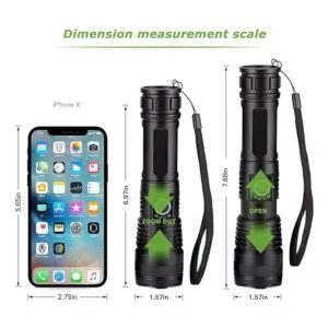 Linterna táctica recargable de 5000 lúmenes XHP50 LED_3