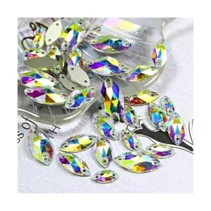 DONGZHOU Coser en diamantes de imitación AB piedra de_5