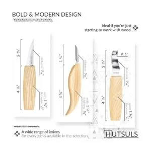 Hutsuls Kit de cuchillos de madera para principiantes_2